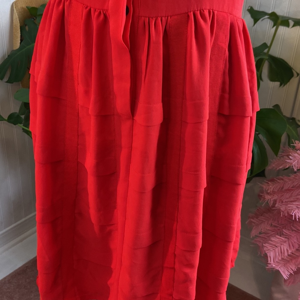 Anthropologie Sachin + Babi Red Sleeveless Dress - Picture 2 of 6